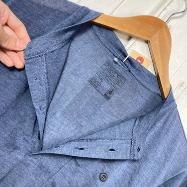 【Men's XS ネイビー系】 2022 Patagonia ( パタゴニア ) キャプリーン クール トレイル バイク ヘンリー Capilene Cool Trail Bike Henley CNY ポリエステル ウェア トップス インナー シャツ ショートスリ