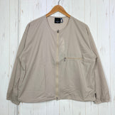 【Unisex XS ベージュ系】 Axesquin ( アクシーズクイン ) モディファイド modified ヘリウム クルーネック ジャケット Helium Crew Neck Jacket 321061 LIGHT BEIGE z00058214 LIGHT B