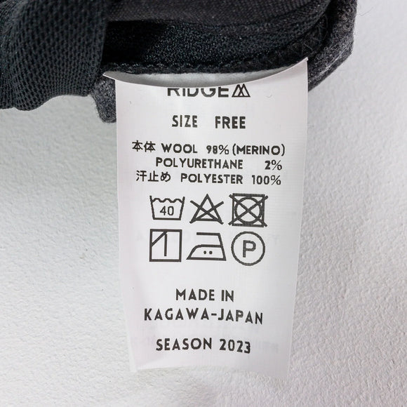 【Unisex OneSize グレー系】 Ridge Mountain Gear ( リッジマウンテンギア ) フランネル ベーシック キャップ Flannel Basic Cap メリノウール Asian Unisex Heather Charcooal キャップ ヘッドウ