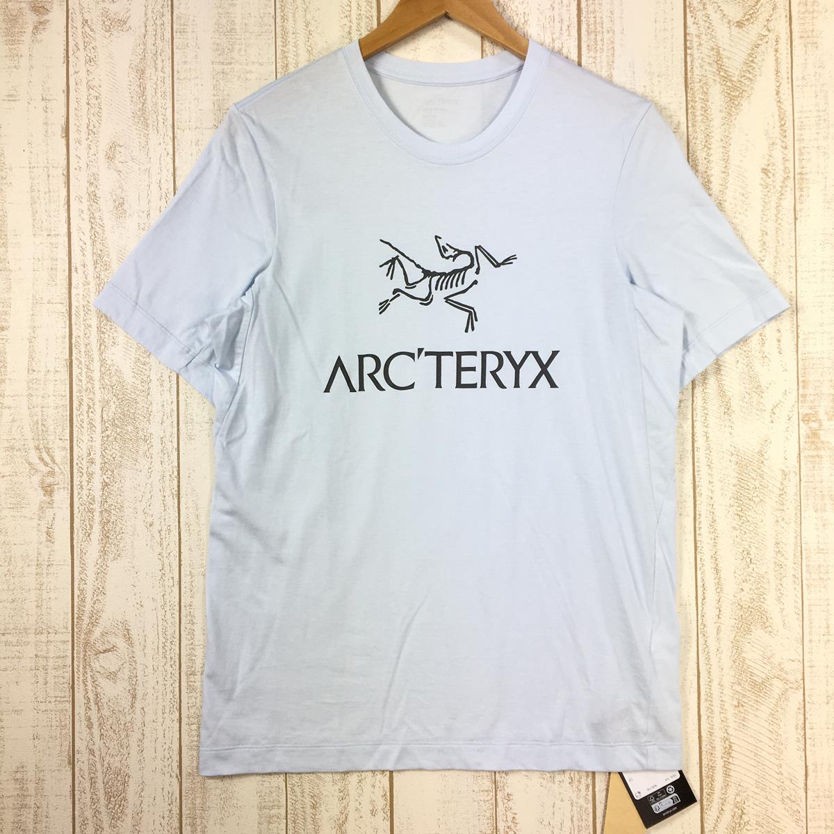 【Men's XS ブルー系】 Arcteryx ( アークテリクス ) アークワード ロゴ ショートスリーブ Arc'Word Logo Ss Tシャツ X000007991 International Men's 020814 Daybreak コットン ショー