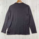 【Unisex M ブラック系】 Icebreaker ( アイスブレーカー ) メリノ 150 ロングスリーブ ポケット ティー Merino 150 Long Sleeve Pocket Tee メリノウール ウェア トップス インナー シャツ ロングスリーブTシ