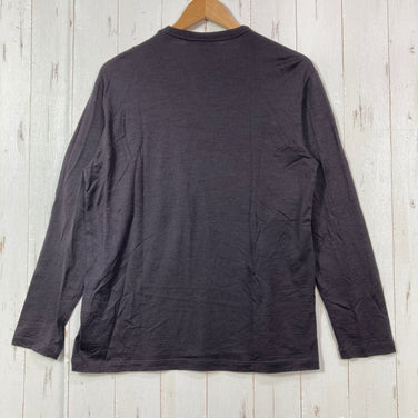 【Unisex M ブラック系】 Icebreaker ( アイスブレーカー ) メリノ 150 ロングスリーブ ポケット ティー Merino 150 Long Sleeve Pocket Tee メリノウール ウェア トップス インナー シャツ ロングスリーブTシ