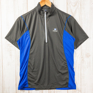 【Men's M グレー系】 Finetrack ( ファイントラック ) ドラウト エアジップ T Drought Air Zip T ベースレイヤー シャツ L2 FMM0412 Asian Men's 化繊 ショートスリーブシャツ インナー シャツ トップ - 【公式】2ndGEAR（セカンドギア）Webショップ【登山用品・アウトドア用品専門 買取販売店】
