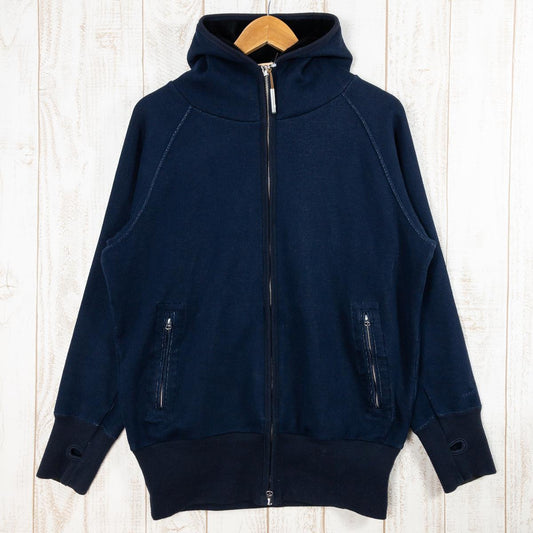 【Men's L ネイビー系】 Snowpeak ( スノーピーク ) ダブル フェイス ジップ パーカー Double Face Zip Parker コットン フルジップ フーディ SW-U010 Asian Men's  コットン フーディ インナー シャツ