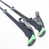 Leki Micro Vario Carbon AS 登山杖 (110-130cm，黑色) z00052659