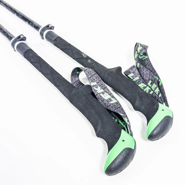 Leki Micro Vario Carbon AS 登山杖 (110-130cm，黑色) z00052659