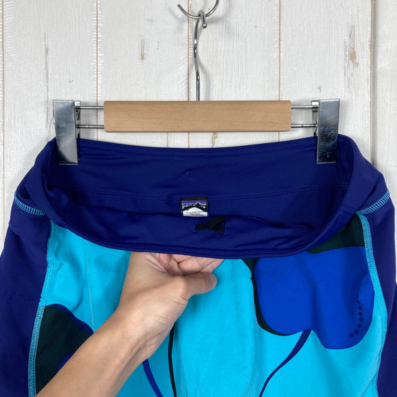 【Girl's XL ネイビー系】 2011 Patagonia ( パタゴニア ) ガールズ マルチ ユース スカート Girl's Multi Use Skirt CUL Chamonix Floral: Ultramarine ストレッチ ポリエステル ウェア ボ