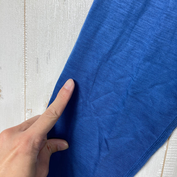 【Men's XL ブルー系】 Ridge Mountain Gear ( リッジマウンテンギア ) メリノ ベーシック ティー Merino Basic Tee Azure Blue メリノウール ウェア トップス インナー シャツ ロングスリーブTシャツ クルー
