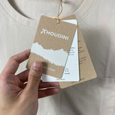【Men's M ベージュ系】 Houdini ( フーディニ ) カバー クルー Cover Crew Foggy Mountain ポリエステル ウェア トップス インナー シャツ ロングスリーブTシャツ クルーネック 化繊 z00059717 Foggy Mo