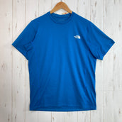 【Men's M ブルー系】 The North Face ( ザ・ノースフェイス ) ショートスリーブ フラッシュドライ 3D クルー S/S FLASHDRY 3D Crew ポリエステル ウェア トップス インナー シャツ ショートスリーブTシャツ クルーネ