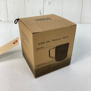 【OneSize グレー系】 Vargo ( ヴァーゴ ) チタニウム トラベルマグ 450 Titanium 450 Travel Mug シングルウォール フォールディングハンドル チタン クックウェア クッカー コッフェル z00060814  クッカー コ