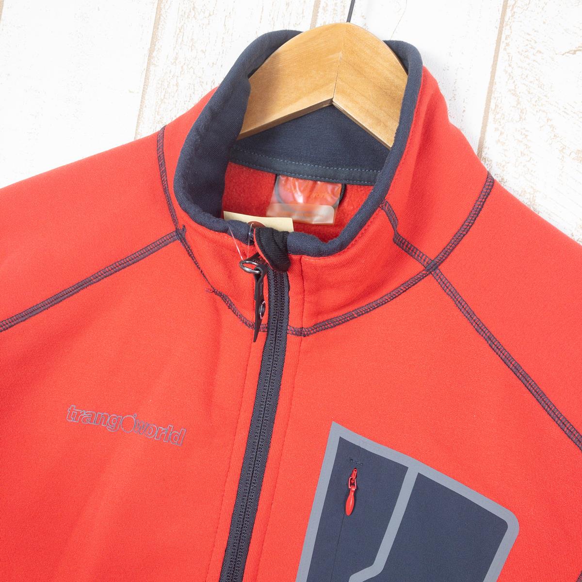 [Men's M Red] Trangoworld Trx2 Stretch Fleece Pullover Jacket Polartec Power Stretch Pro PC005871 International Men's F