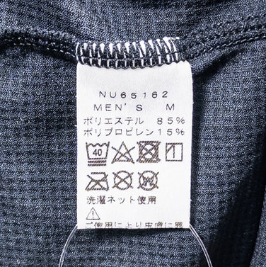 The North Face 男士中长袖 DRY Crew T恤（黑色）。涤纶，长袖圆领，合成面料。产品编号：z00053059。