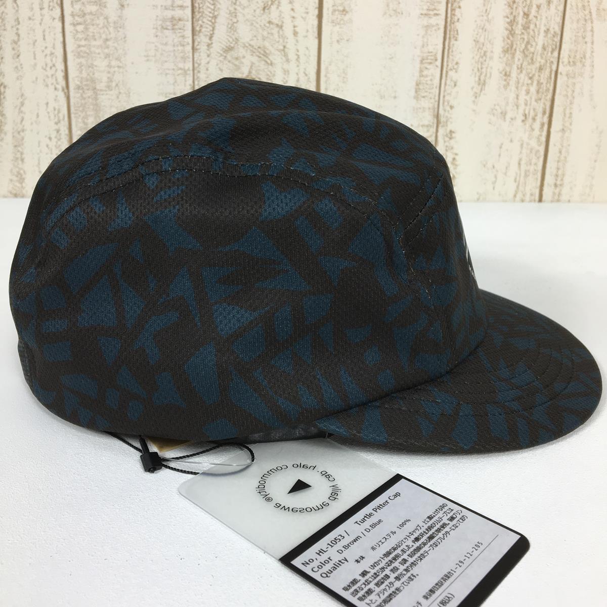 【OneSize ブルー系】 Halo Commodity ( ハロコモディティ ) タートル ピッター キャップ Turtle Pitter Cap HL-1053 D.Brown / D.Blue キャップ ヘッドウェア ウェア小物 ウェア