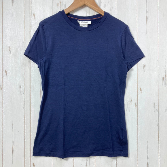 【Women's XS ネイビー系】 Icebreaker ( アイスブレーカー ) メリノ 150 テックライト III ショート スリーブ ティー Merino 150 Tech Lite III Short Sleeve Tee メリノウール ウェア トップス イン