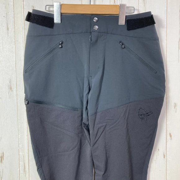 【Women's M ブラック系】 Norrona ( ノローナ ) フォルケティン ラギッド スリムパンツ Falketind Rugged Slim Pants ナイロン ウェア ボトムス ロングパンツ ソフトシェル z00056624  ソフトシェル ロングパンツ