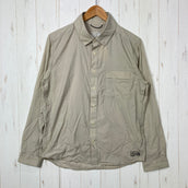 【Men's S ベージュ系】 Mountain Hardwear ( マウンテンハードウェア ) コアシェル シャツ Core Shell Shirt YAMAP別注 ナイロン ウェア トップス インナー シャツ ロングスリーブシャツ 化繊 z00060103
