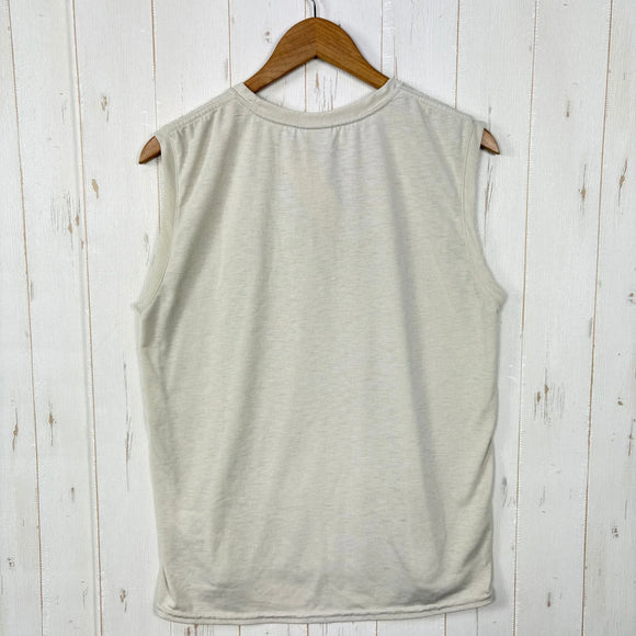 【Unisex M アイボリー系】 Bring ( ブリング ) ドライ コットニー スリーブレス Tシャツ DRYCOTTONY Sleeveless T-shirt Beige ポリエステル ウェア トップス インナー シャツ タンクトップ ノースリーブシャツ z0