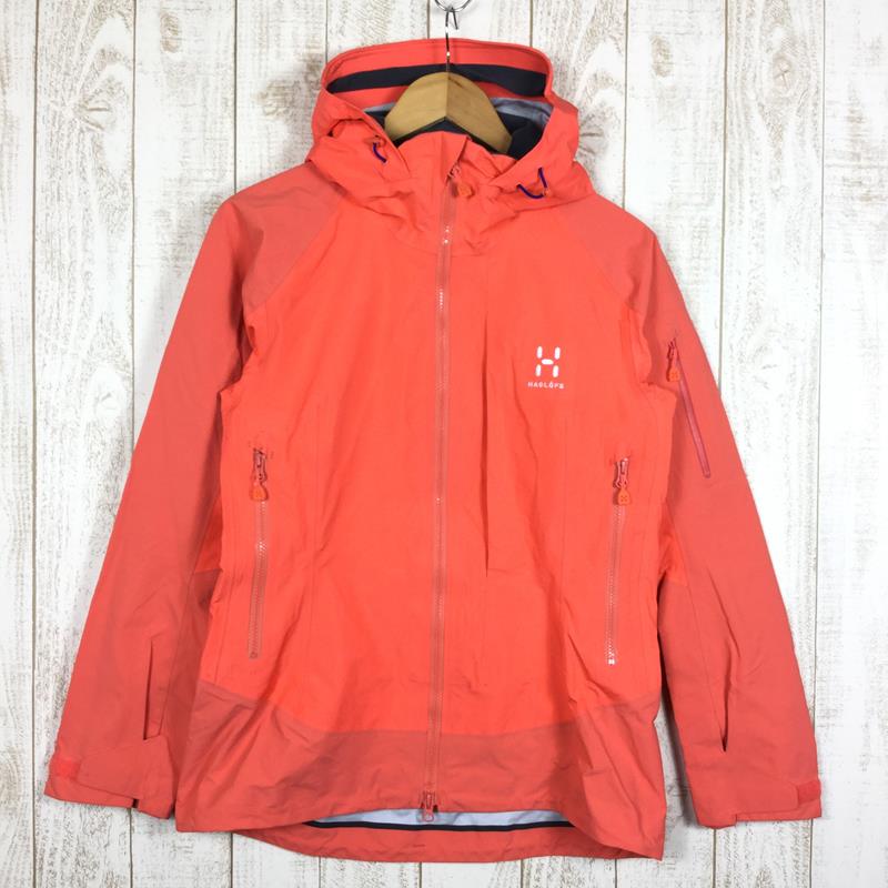 【WOMEN's M】 ホグロフス ロック ハイ Q ジャケット Roc High Q Jacket 3L GORE-TEX PRO HAGLOFS 602095 オレンジ系