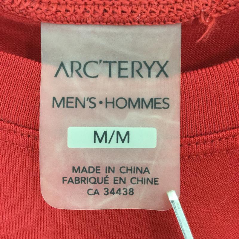【MEN's M】 アークテリクス ストレッチ ウール ショートスリーブ Tシャツ ARCTERYX レッド系