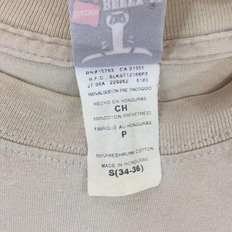 【MEN's S】 マウンテンシャレー MOUNTAIN CHALET オリジナル Tシャツ 希少なアウトドアTシャツ ベージュ系