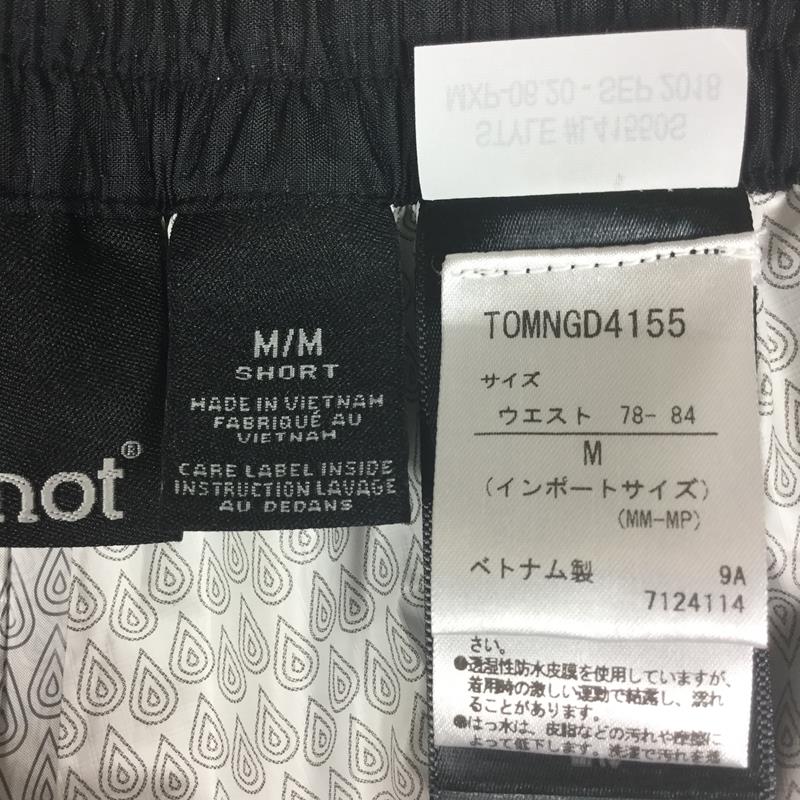 【MEN's M】 マーモット プレシップ エコパンツ PreCipR Eco Pant MARMOT TOMNGD4155 001 ブラック ブラック系