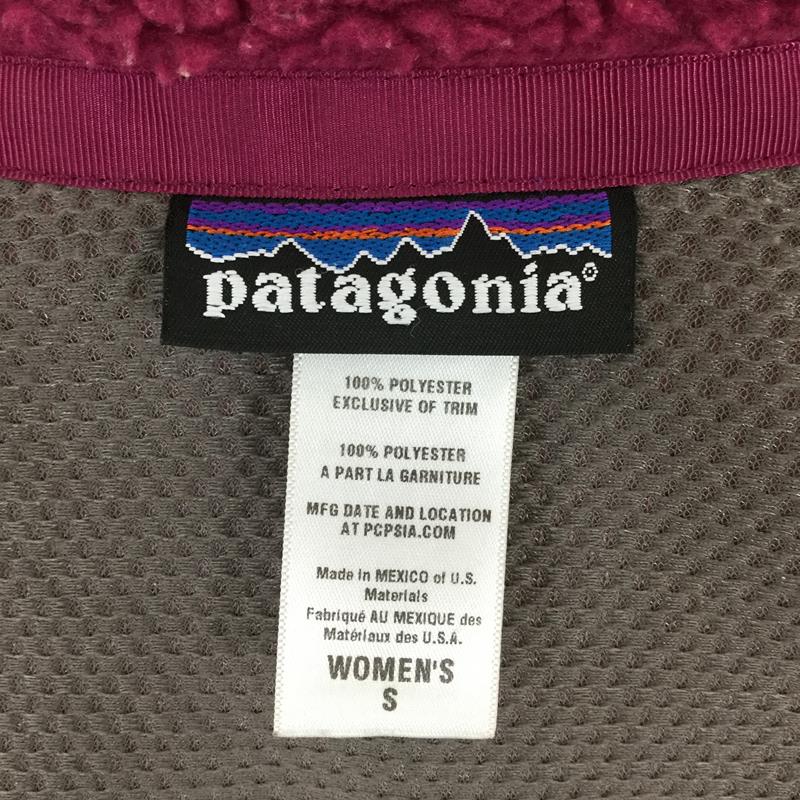【WOMEN's S】 パタゴニア レディース レトロ エックス ベスト RETRO X VEST PATAGONIA 23080 MAG マゼンタ パープル系