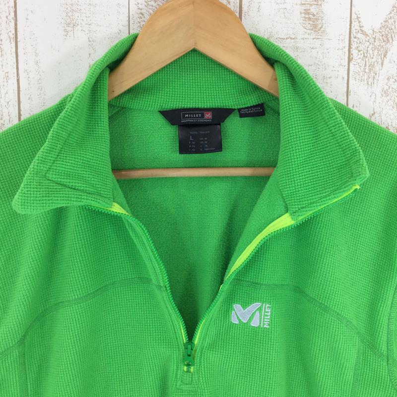 【MEN's L】 ミレー ベクター グリッド クォーター ジップ ジャケット Vector Grid Quarter Zip Jacket MILLET MIV4612 グリーン系