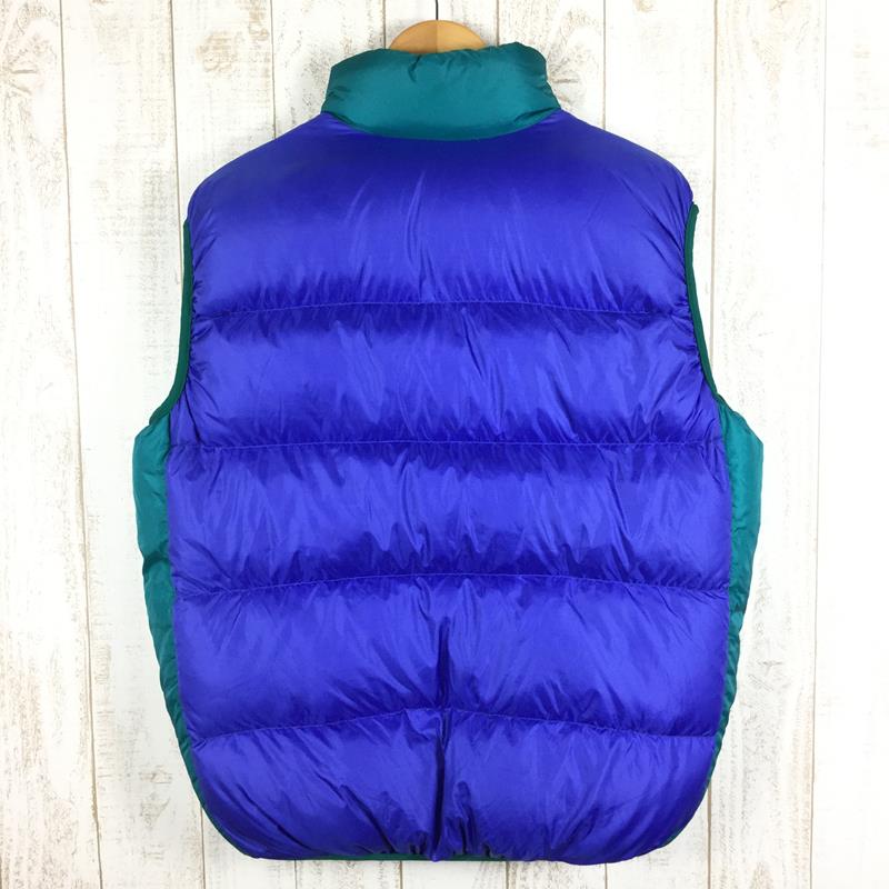 【MEN's L】 フェザードフレンズ 90s ヘリオス ベスト HELIOS VEST コバルト×エメラルド ダウン FEATHERED FRIENDS コバルト×エメラルド ブルー系