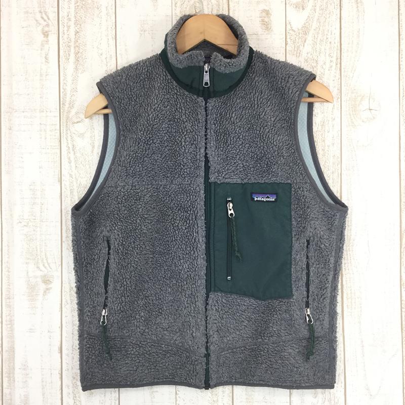 【MEN's S】 パタゴニア クラシック レトロX ベスト CLASSIC RETRO X VEST PATAGONIA 23044 グレー×ハンター グレー系