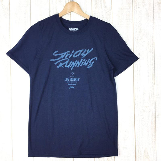 【MEN's S】 Edit Design And Supply ED&S STRICTLY RUNNING Tシャツ ネイビー系