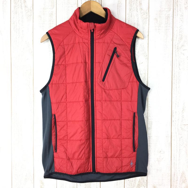 【MEN's M】 スマートウール PhD スマートロフト ディバイド ベスト PhD SmartLoft Divide Vest メリノウール インサレーション SMARTWOOL SP623 レッド系