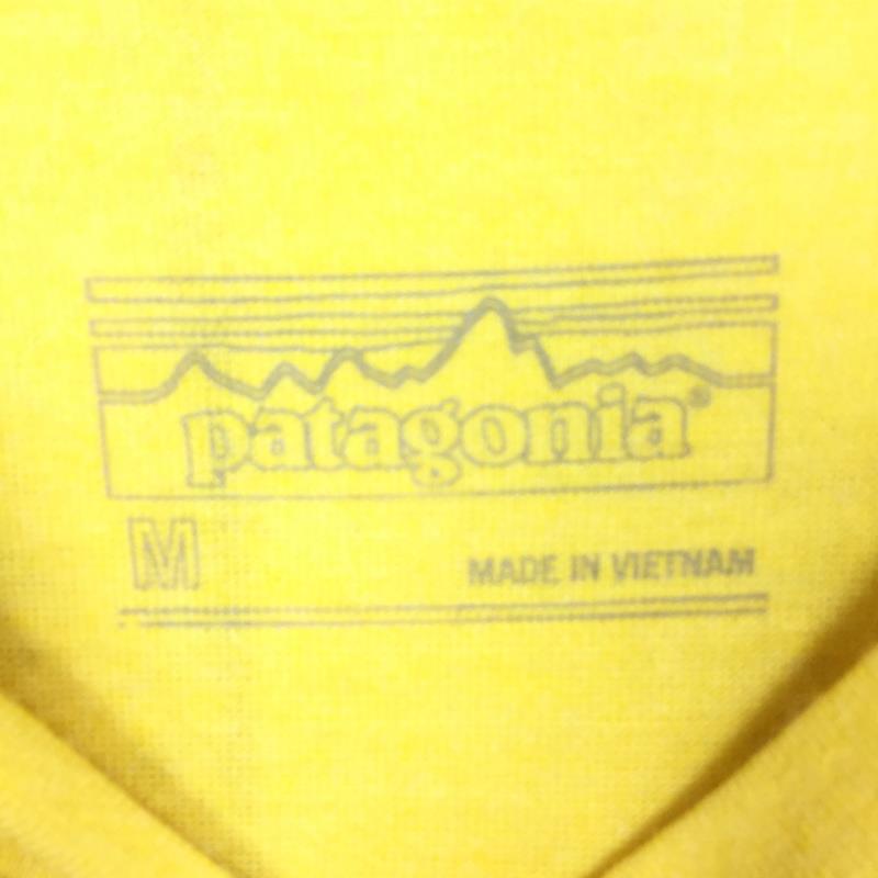 【MEN's M】 パタゴニア × フイナム ランニングクラブ ショートスリーブ ナイン トレイルズ シャツ SS Nine Trails Shirt 入手困難 PATAGONIA 23470 イエロー系