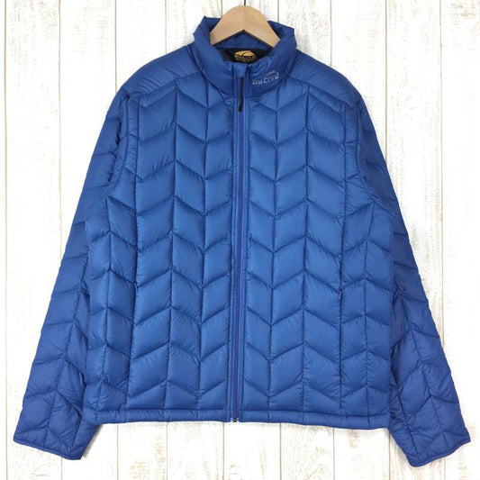 【MEN's L】 ゴーライト ダウン セーター ジャケット GOLITE AM1429 ブルー系