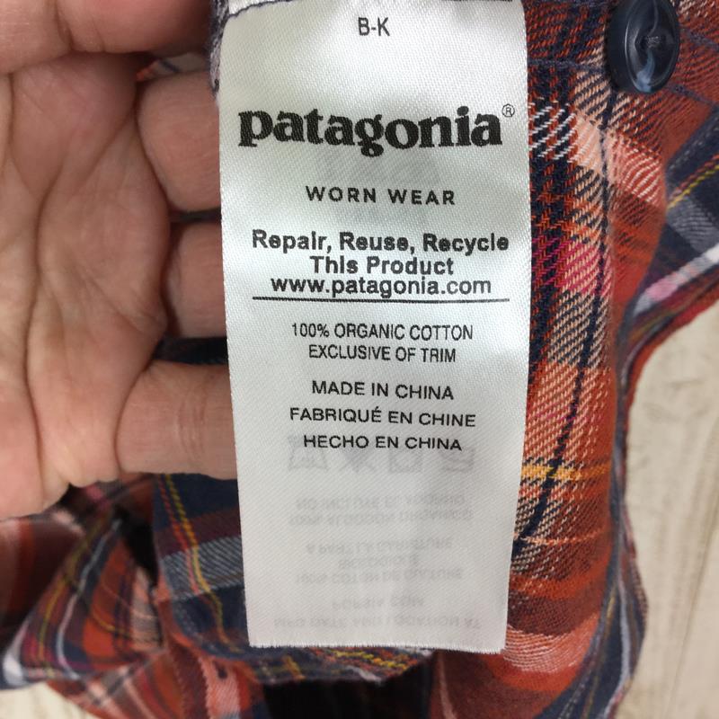 【WOMEN's 4】 パタゴニア ウィメンズ ヘイウッド フランネル シャツ PATAGONIA 53875 レッド系