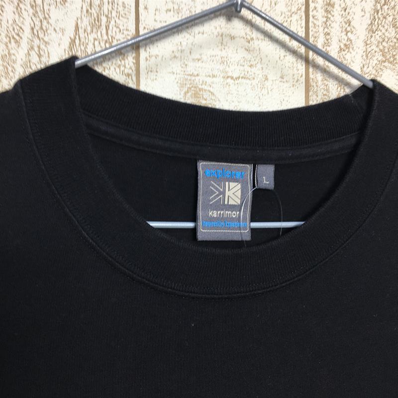 【MEN's L】 カリマー KIMM KARRIMOR INTERNATIONAL MOUNTAIN MARATHON Tシャツ OMMの前身 入手困難 KARRIMOR ブラック系