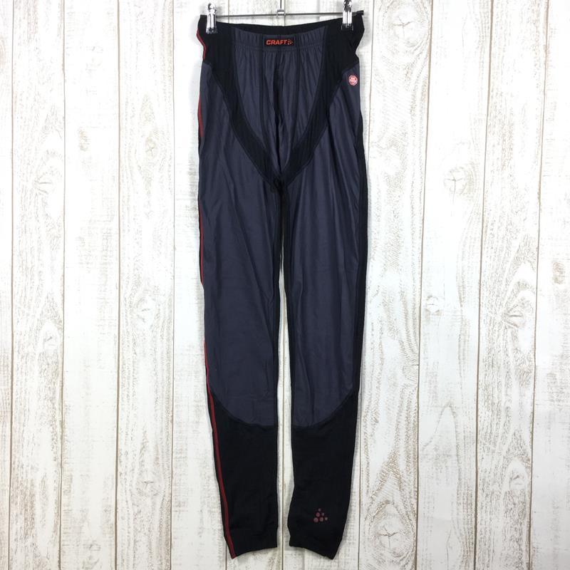 【MEN's S】 クラフト アクティブ エクストリーム ウィンドストッパー パンツ ACTIVE EXTREME WINDSTOPPER PANTS  CRAFT 193893 2999 BLACK / LAVA ブラック系