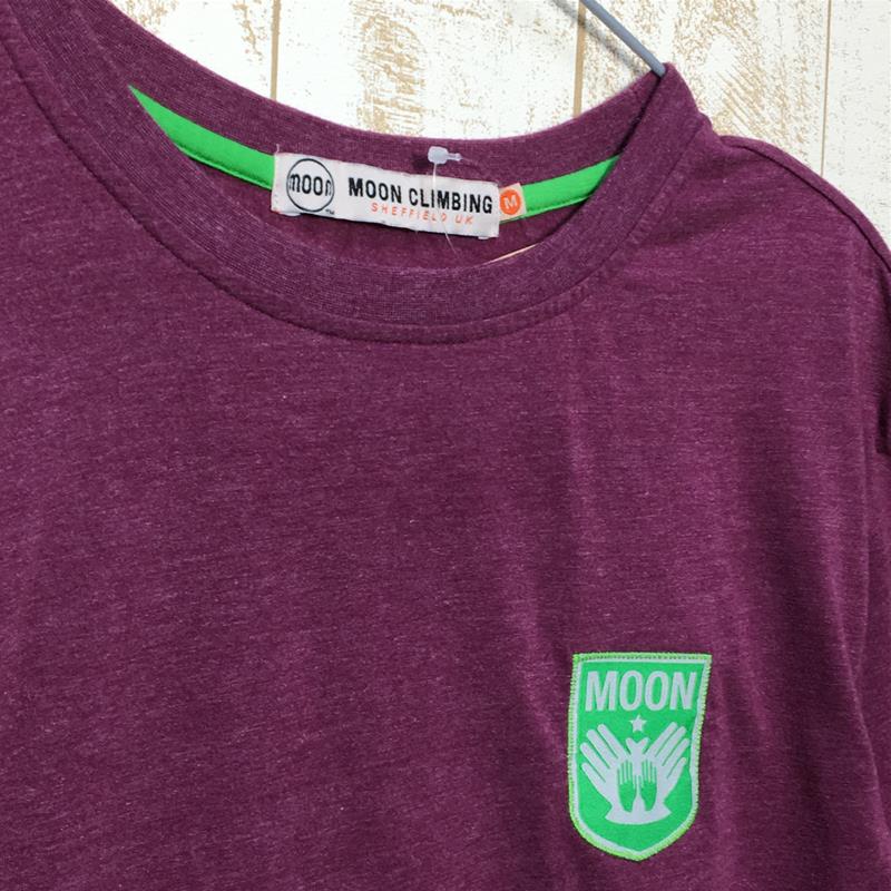 【MEN's M】 ムーン クライミング コットン ポリ クイックドライ Tシャツ MOON CLIMBING パープル系