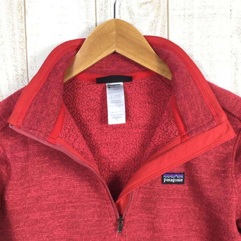 【WOMEN's M】 パタゴニア ベター セーター 1/4 ジップ Better Sweater 1/4-Zip フリース プルオーバー PATAGONIA 25616 MRC レッド系