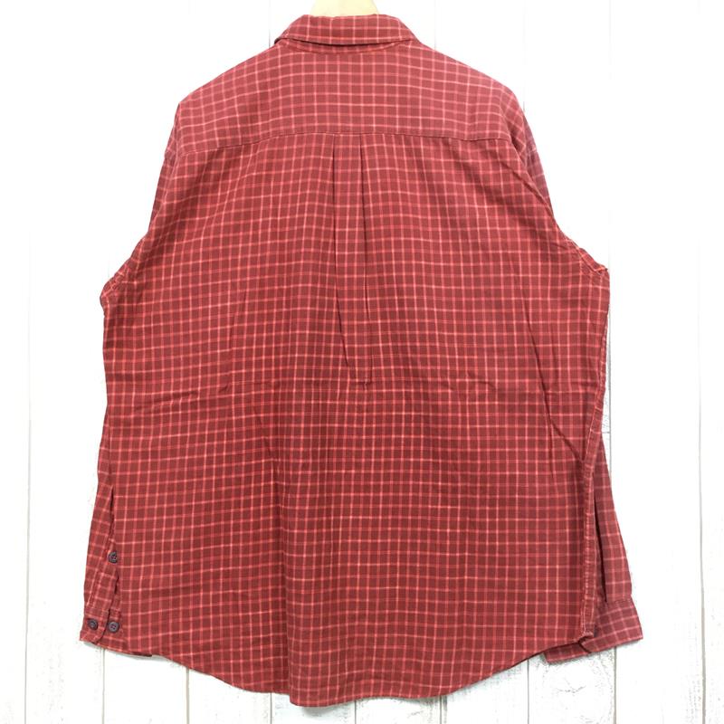 【MEN's L】 パタゴニア ロングスリーブ ピマコットン シャツ Long-Sleeved Pima Cotton Shirt PATAGONIA 53836 KTH レッド系