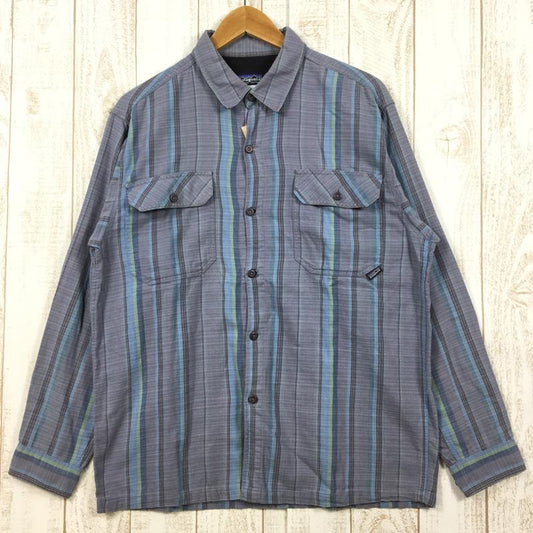 【MEN's S】 パタゴニア フラニガン シャツ Flannigan Shirt フランネルシャツ PATAGONIA 53903 ブルー系