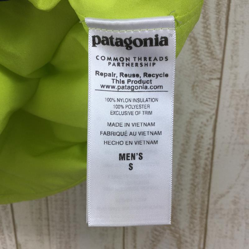 【MEN's S】 パタゴニア ナノエア ベスト Nano-Air Vest フルレンジ インサレーション PATAGONIA 84270 CHRT イエロー系