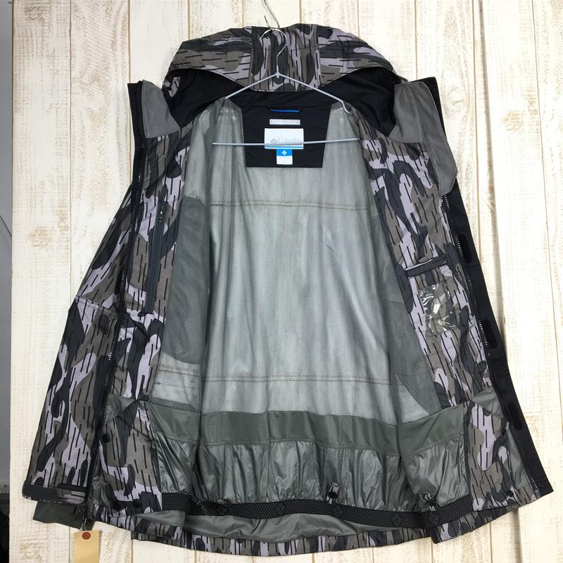 コロンビア Columbia Extreme Point Jacket エクストリームポイント ジャケット PM9573 スノーボードウェア カモフラ  メッシュ グリーン 緑 M アウター メンズ 231226：ブランド古着ベクトルプレミアム - メンズファッション