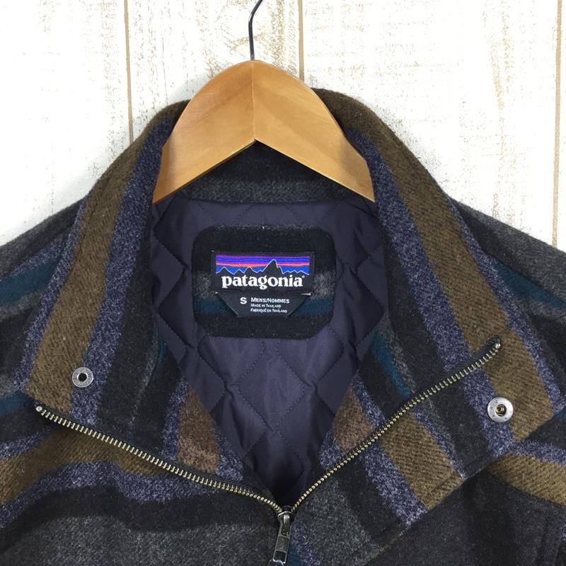 【MEN's S】 パタゴニア フェルテッド ジャケット Felted Jacket インサレーション メリノウール 生産終了モデル 入手困難 PATAGONIA 27450 RNR Range Stripe: Rockwall ブルー系