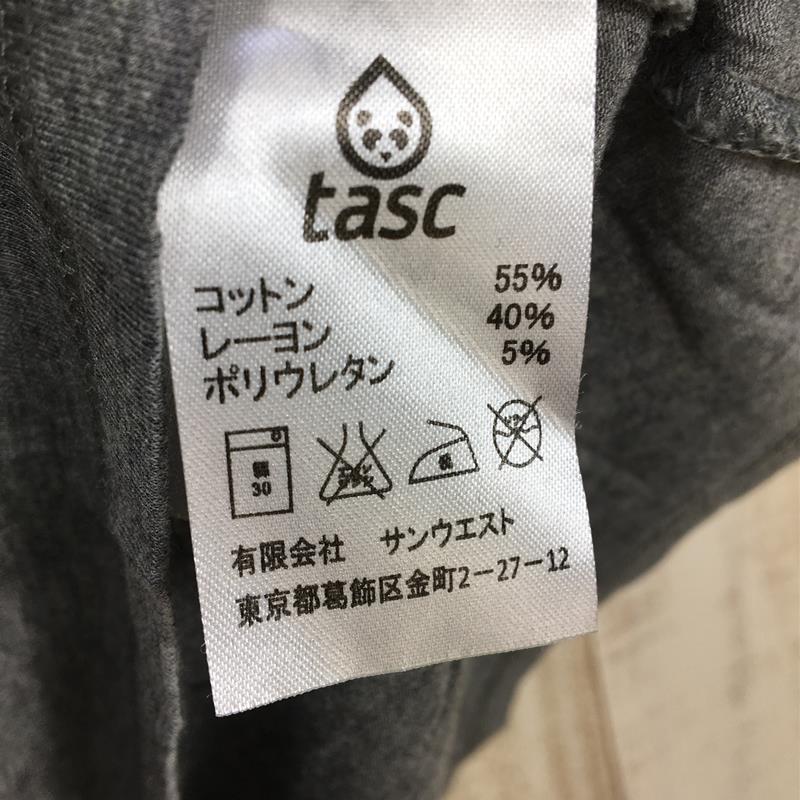 【MEN's S】 タスク バンブー Tシャツ TASC グレー系