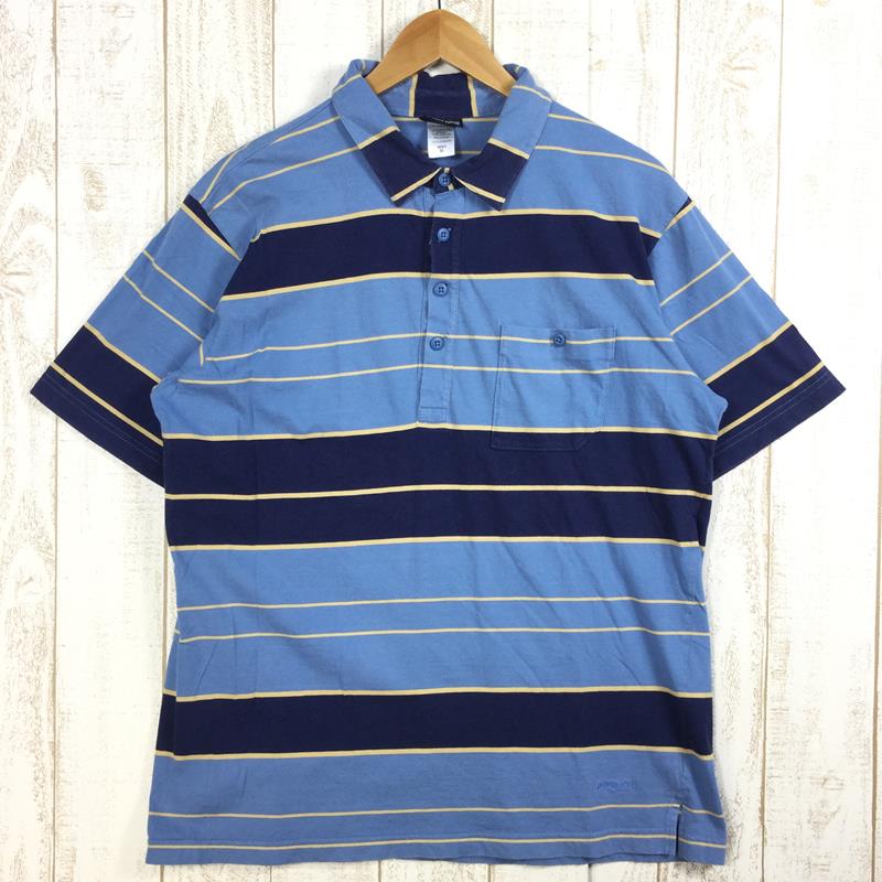 【MEN's M】 パタゴニア オフハンド ポロシャツ Offhand Polo Shirt PATAGONIA 52810 ブルー系