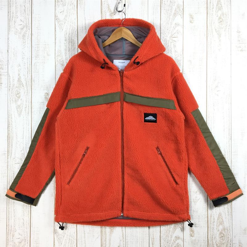 【MEN's M】 マウンテンスミス ボア フリース ジップ ジャケット BOA FLEECE ZIP JACKET フーディ パーカー MOUNTAIN SMITH MS0-000-190105 オレンジ系