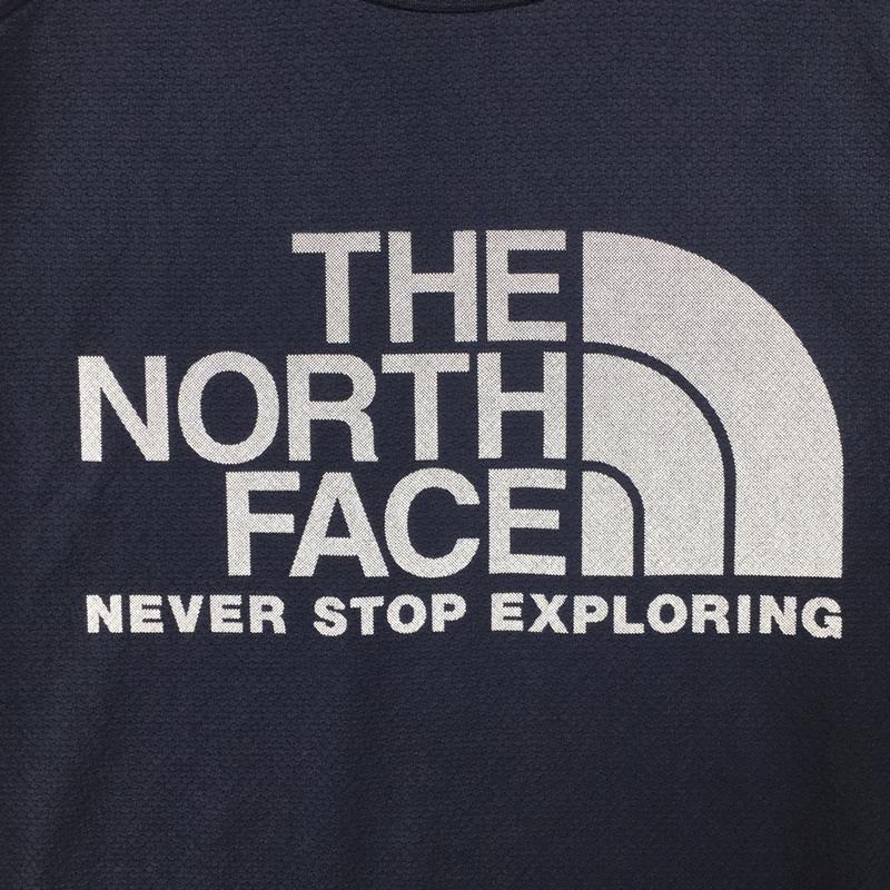 【MEN's M】 ノースフェイス ショートスリーブ GTD ロゴ クルー S/S GTD Logo Crew Tシャツ NORTH FACE NT12092 ネイビー系