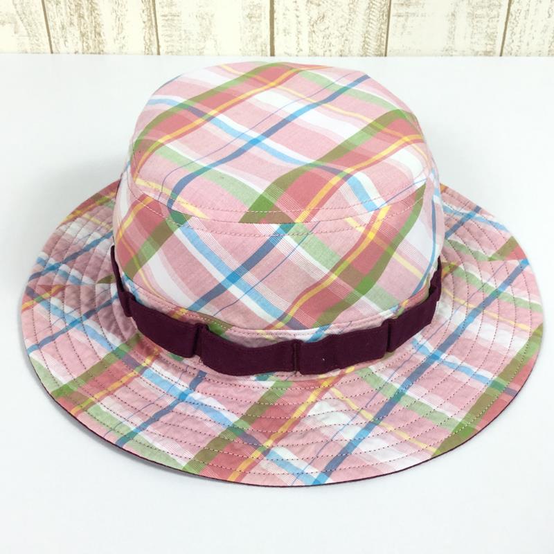 【UNISEX L】 マーモット チェック メッシュ ウィンドウ ハット Check Mesh Window Hat MARMOT MJH-S4238 ピンク系