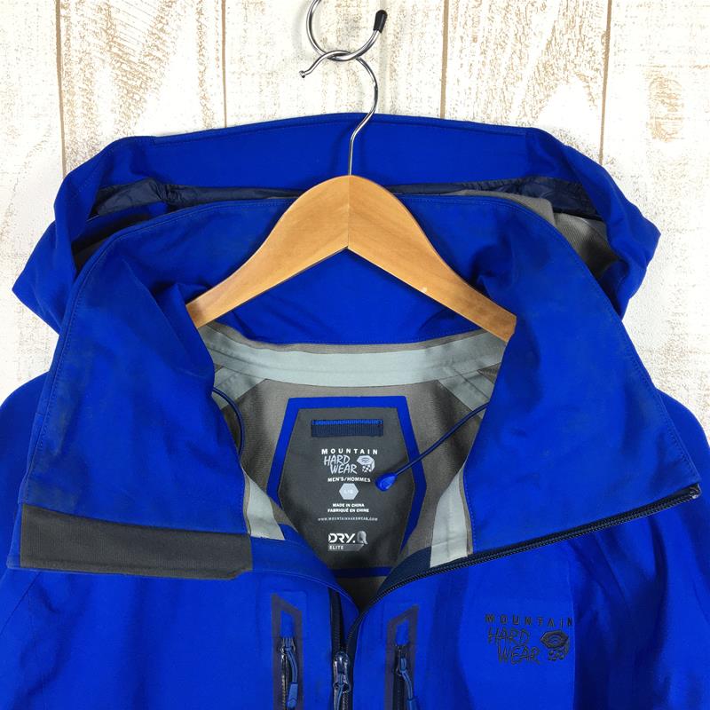 【MEN's L】 マウンテンハードウェア スノータスティック ジャケット Snowtastic Jacket　ドライQエリート 防水 ソフトシェル フーディ MOUNTAIN HARDWEAR OM4825 ブルー系